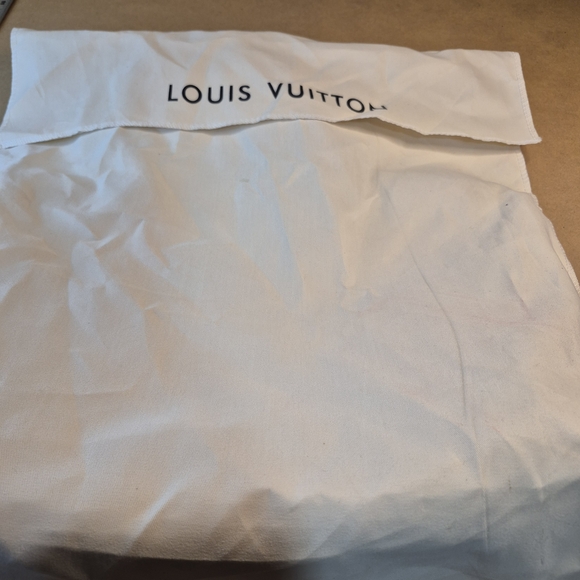 Louis Vuitton Red and Monogram Reversible Tote - Picture 15 of 16